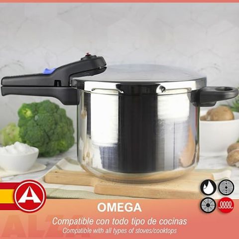 OMEGA olla a presión super-rápida 4 litros